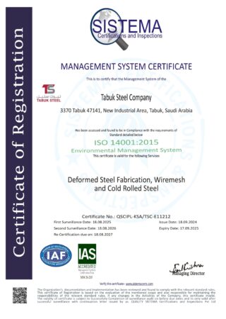 Tabuk Steel Company ISO 14001- 17.09.2025_page-0001