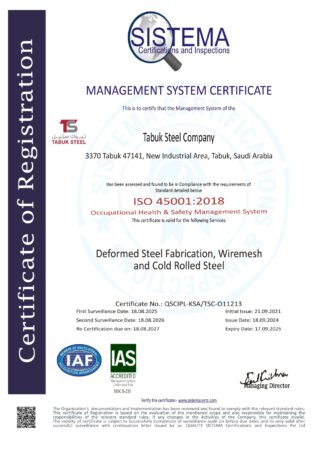 Tabuk Steel Company ISO 45001- 17.09.2025_page-0001